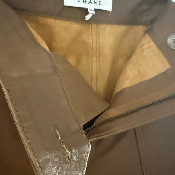 Frame Denim Chocolate Ankle Pants - Picture 4 of 11